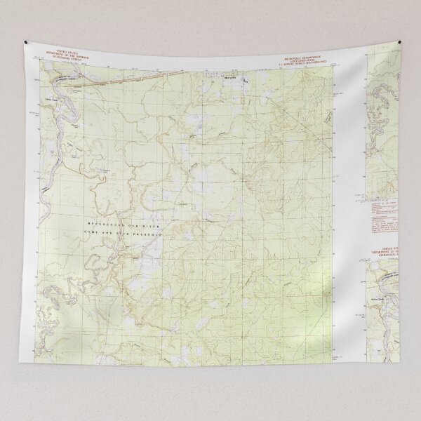 Item preview, USGS TOPO Map Louisiana LA Merryville South 332751 1982 24000 designed and sold by WetdryvacRB01.