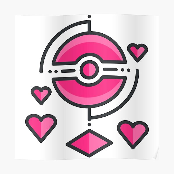 Pokemon Icon Posters Redbubble