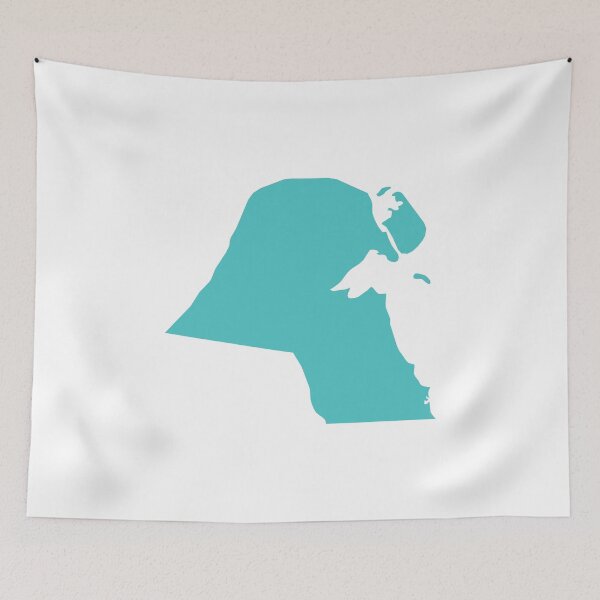 Item preview, Kuwait Love in Teal designed and sold by Maren Misner.