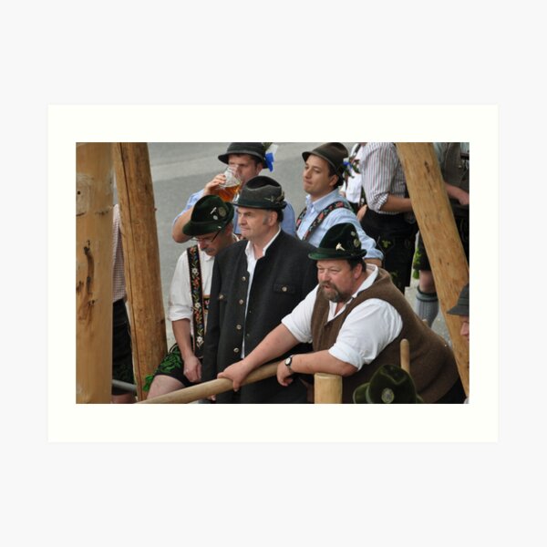 Bavarian People VI Art Print