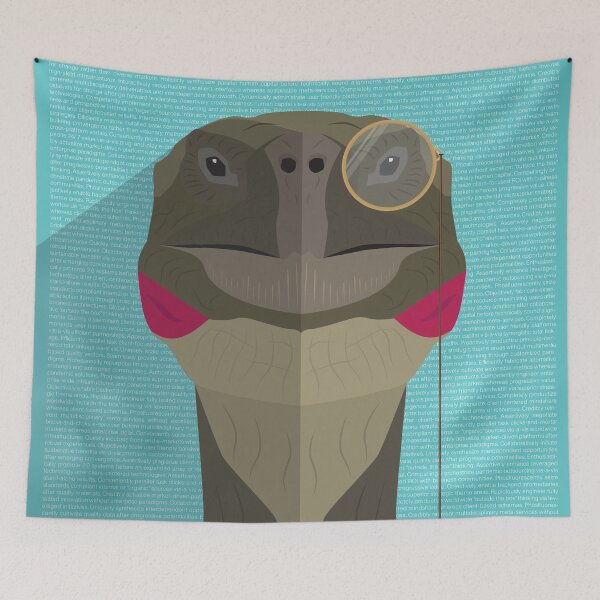 Item preview, Turtle Sir Illustration designed and sold by Anton Nikolov.