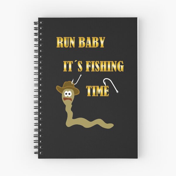Item preview, Run baby it's fishing time. Angel sayings worm designed and sold by dm4design.