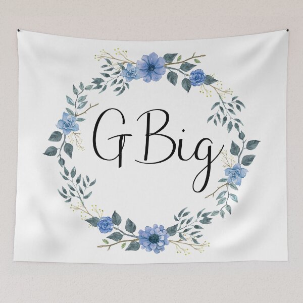 Item preview, Sorority/Fraternity GBig Floral designed and sold by Skylyr VanDerveer.