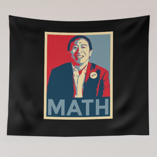 Item preview, Andrew Yang Hope Poster Math designed and sold by hadicazvysavaca.