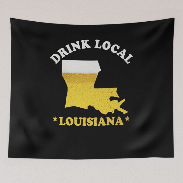 Item preview, LOUISIANA Beer Map T-Shirt Drink Local Brewmaster Gift designed and sold by theshirtinator.