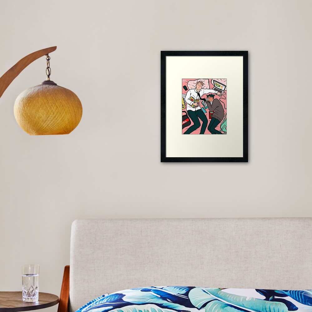 Naptime Framed Art Print