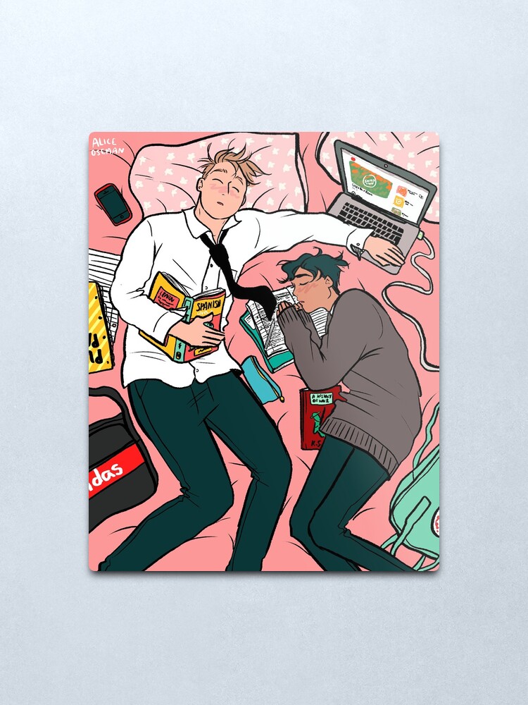 Alternate view of Naptime Metal Print