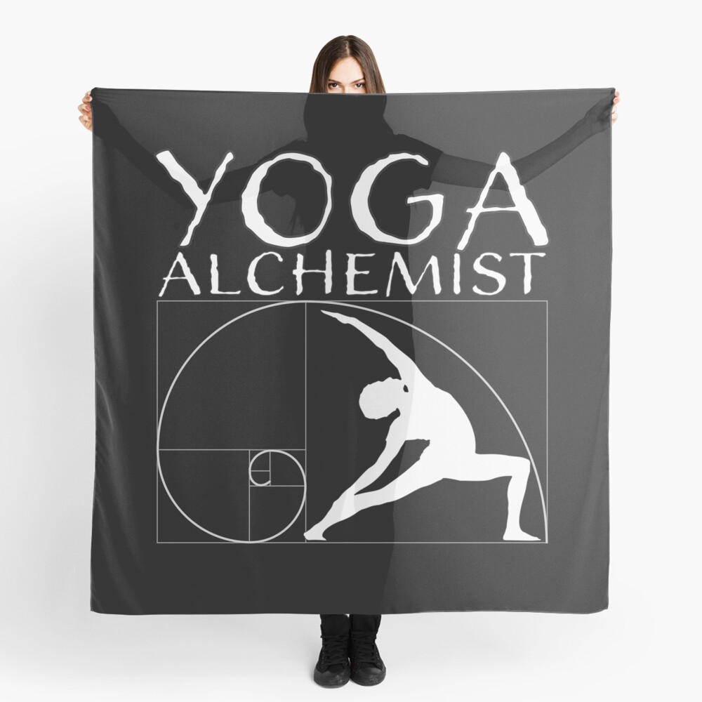 Yoga alchemist and the golden ratio Scarf