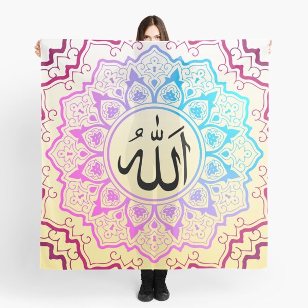 Allahu Scarves Redbubble
