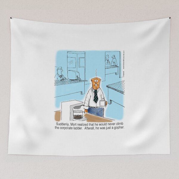 Item preview, Just an Office Gopher - climb the corporate ladder? designed and sold by 13thfloorcomic.