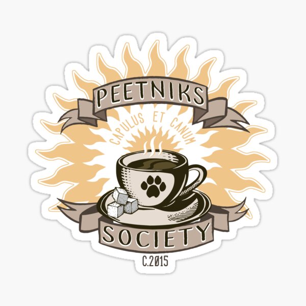 PEETNIKS SOCIETY Sticker