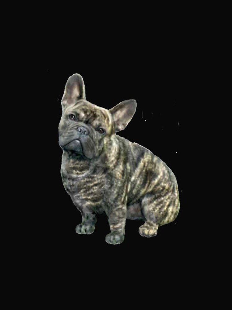 French Bulldog - brindle by JeanBFitzgerald