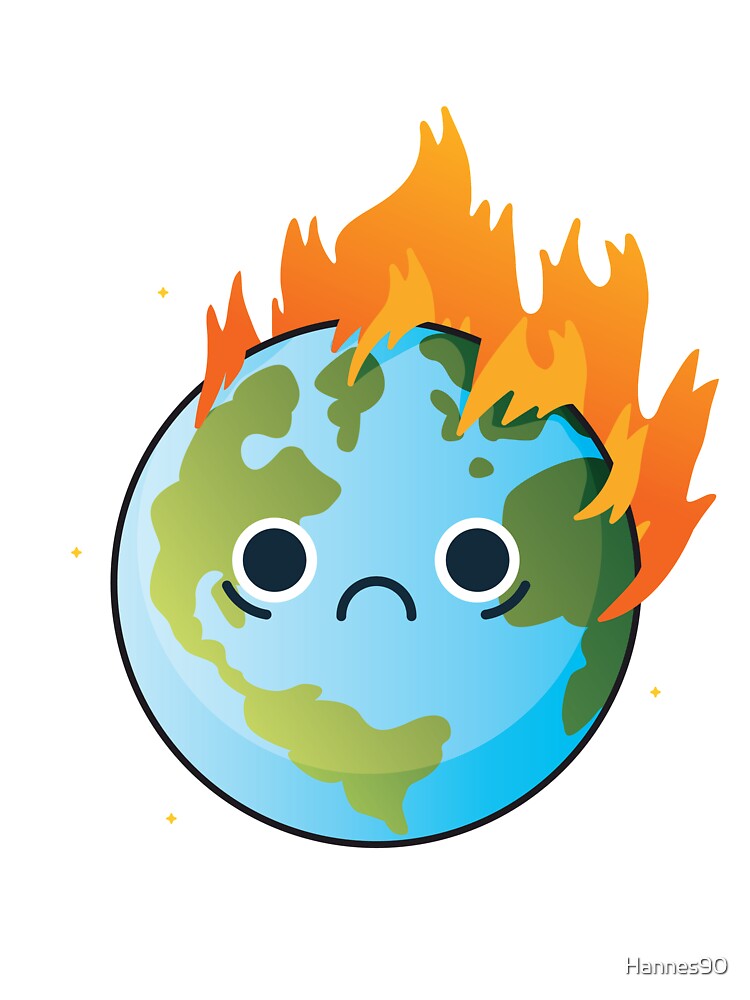 Burning Sad Earth on Fire #Earth Day!