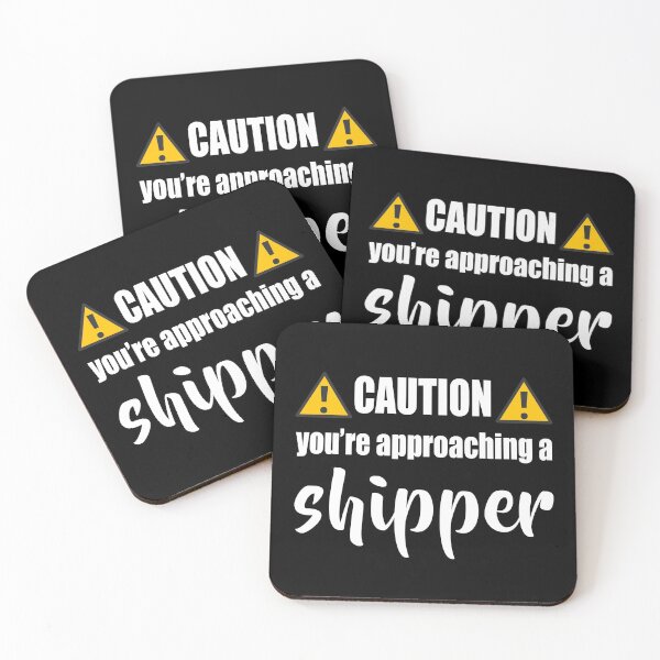 Item preview, Caution you're approaching a shipper (Black) designed and sold by AlexVR.
