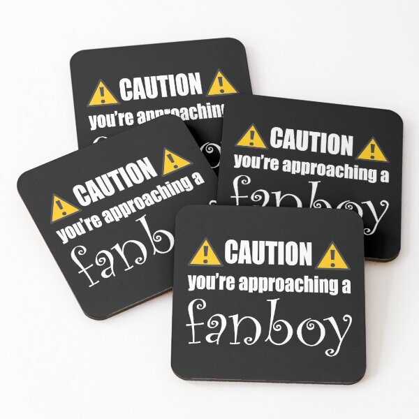 Item preview, Caution you're approaching a fanboy (Black) designed and sold by AlexVR.