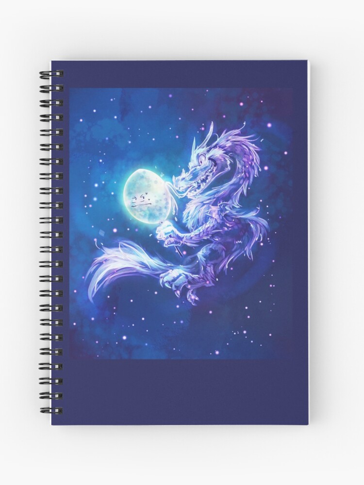 Moon Dragon From Trivia From Nature Comic Spiral Notebook By Fany Redbubble