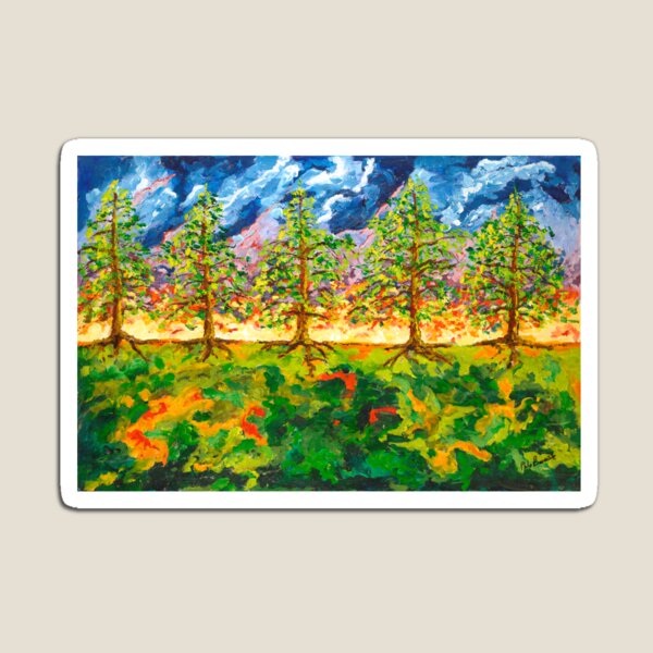 Happy Trees Magnet