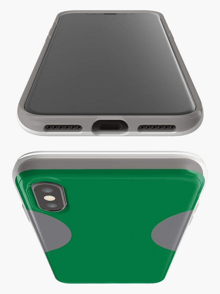 "Green with Gray Heart" iPhone Case & Cover by ElaphusHouse | Redbubble