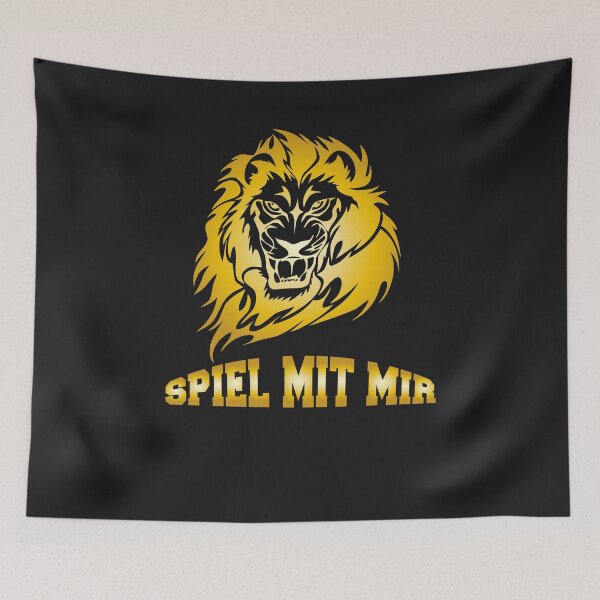 Item preview, Lion Lion's Mane Predator Lion Lion Picture Gilded designed and sold by dm4design.