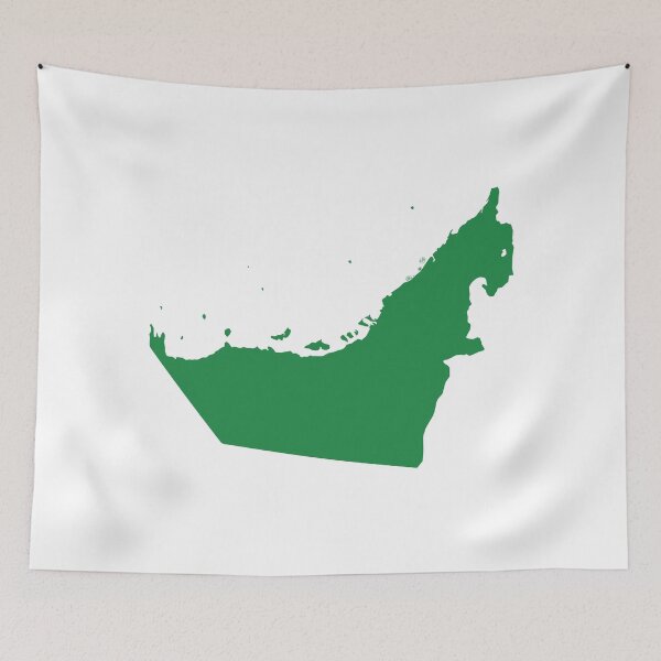 Item preview, United Arab Emirates Love in Green designed and sold by Maren Misner.