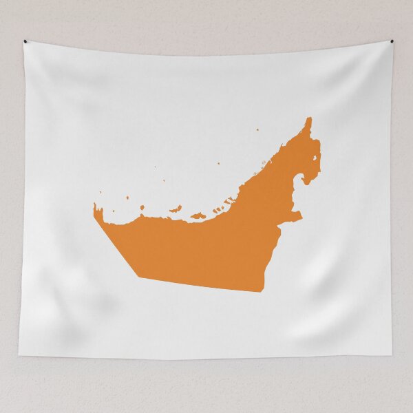 Item preview, United Arab Emirates Love in Orange designed and sold by Maren Misner.