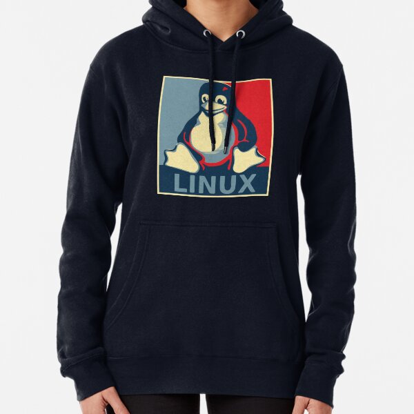 Item preview, Linux tux penguin obama poster designed and sold by SofiaYoushi.