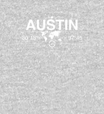 Austin Texas Map Artwork Kids Pullover Hoodie