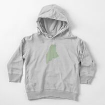 Maine Love in Sage Toddler Pullover Hoodie