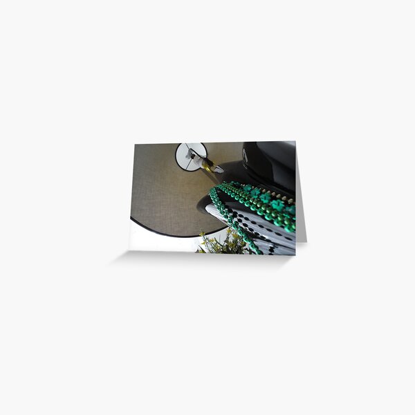 Green is my color. Greeting Card