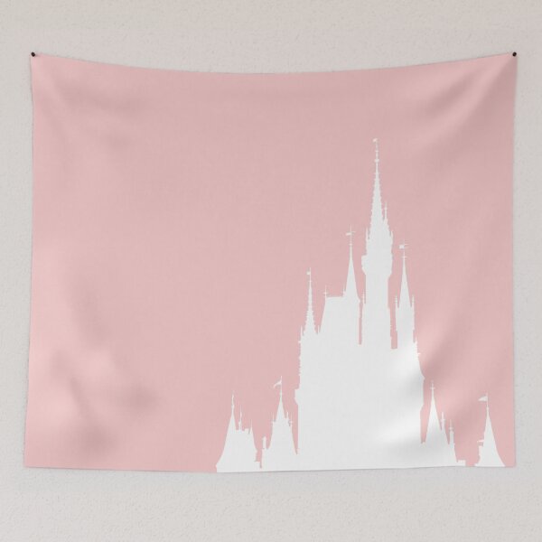 Item preview, Magic Castle Silhouette Millennial Pink designed and sold by FandomTrading.