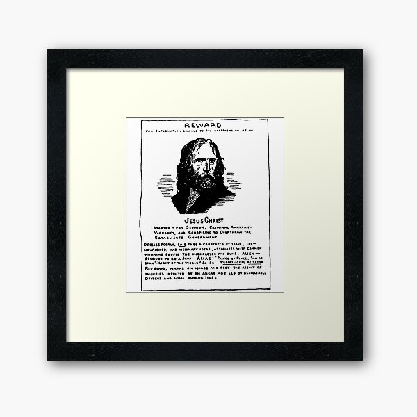 Vista previa del artículo con la obra «Jesus querido criminal», diseñado y vendido por pizzacontigo.
