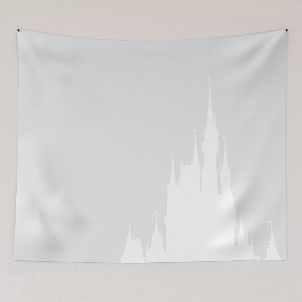 Item preview, Magic Castle Silhouette Silver #Pastel designed and sold by FandomTrading.
