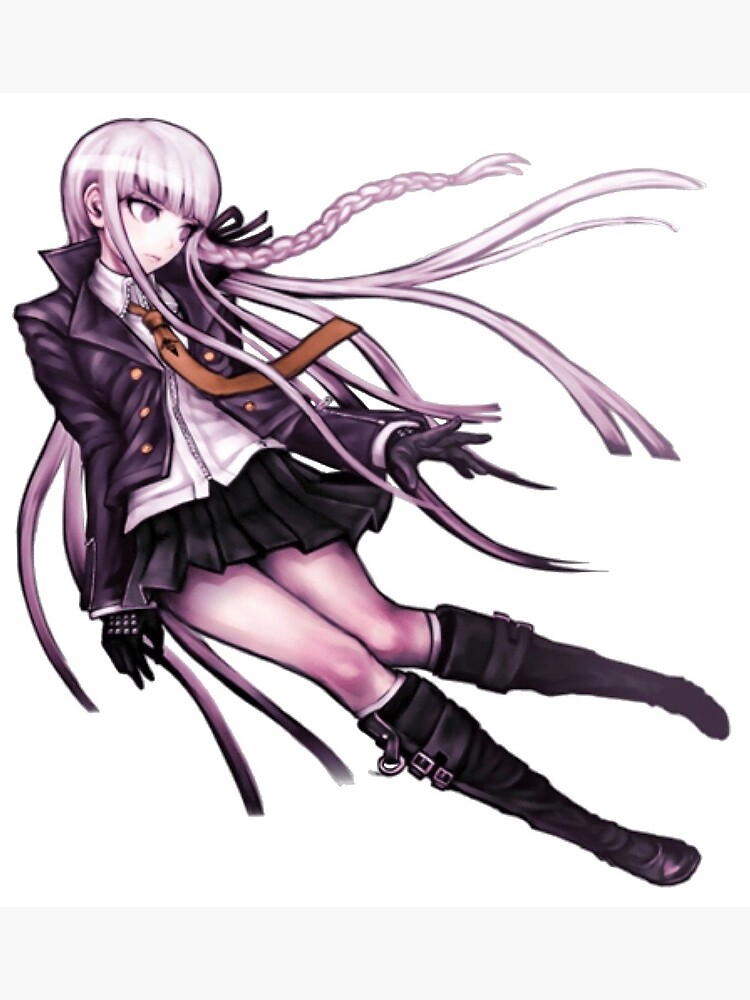 "Kirigiri Full body pose sprite Danganronpa 1" Metal Print by v4mp1res