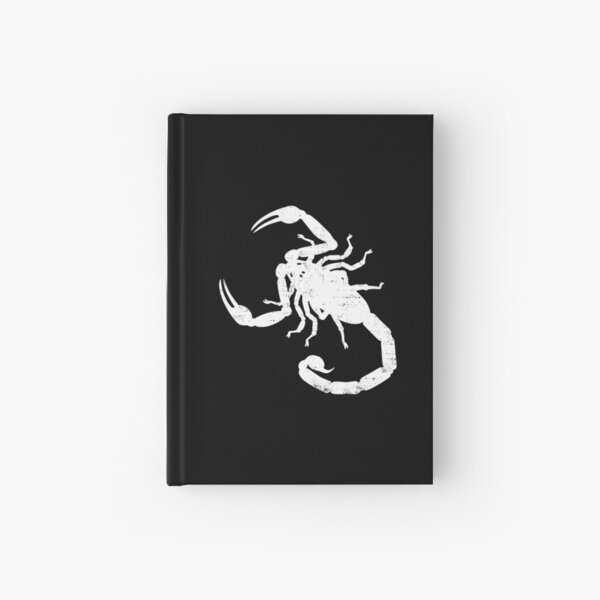 Bark Scorpion, White Hardcover Journal