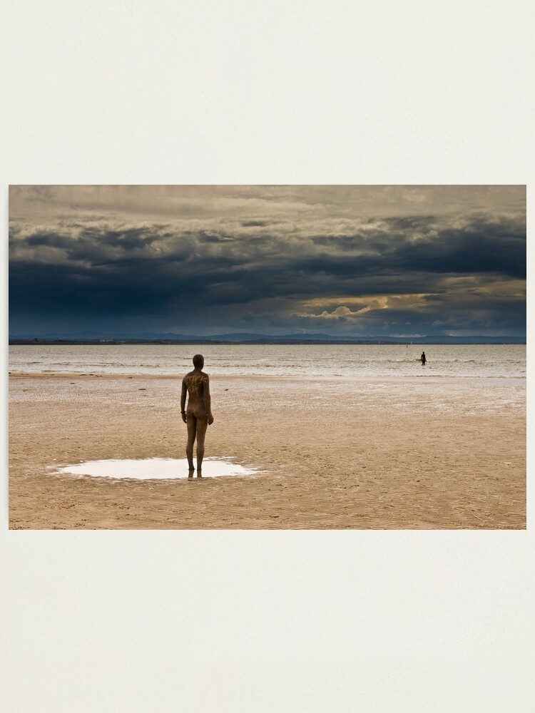 Alternate view of Crosby Beach - Anthony Gormley Statues Photographic Print