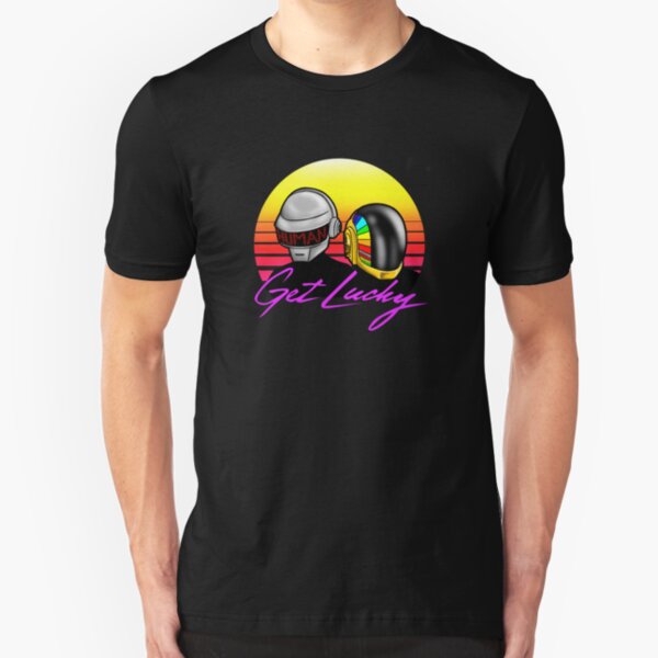 Retro Daft Punk Slim Fit T-Shirt