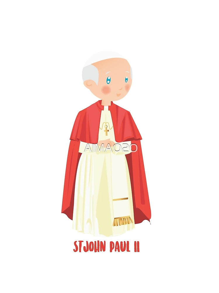 Thumbnail 3 von 3, Tuch, Saint John Paul II designt und verkauft von AlMAO2O.