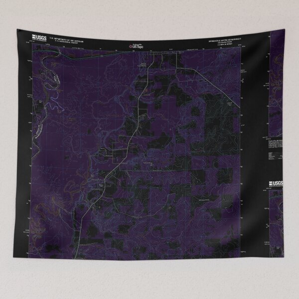 Item preview, USGS TOPO Map Louisiana LA Merryville South 20120328 TM Inverted designed and sold by WetdryvacRB01.