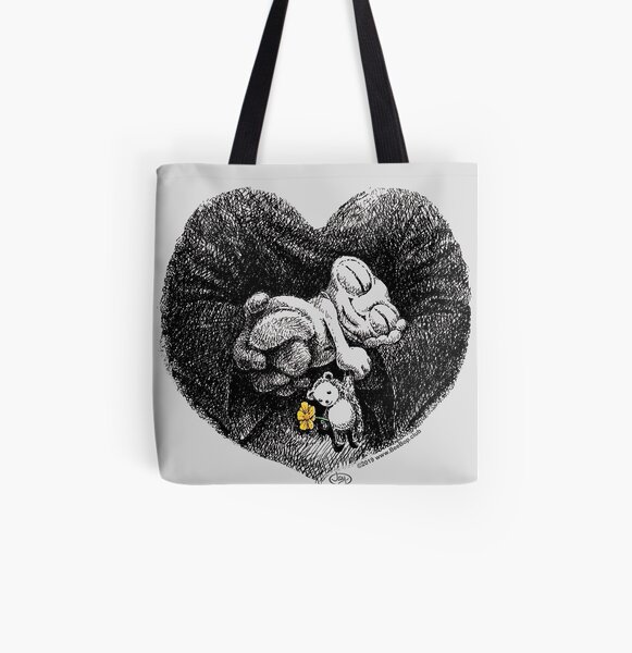 BeeBop the Alien- Dreaming of Earth All Over Print Tote Bag