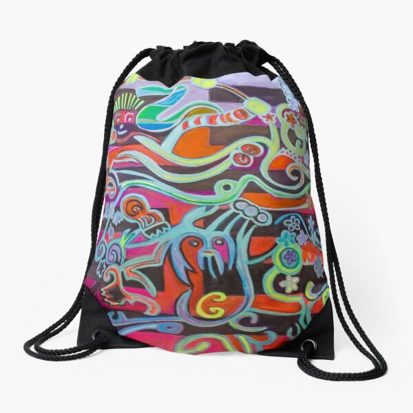 Hexagram 51: Zhen (Thunder) Drawstring Bag