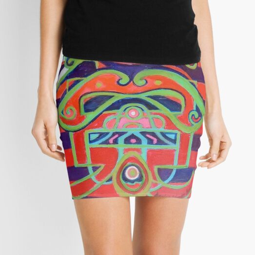 Hexagram 14: Ta Yu (Wealth) Mini Skirt