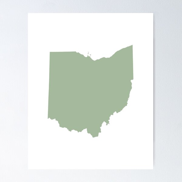 Item preview, Ohio Love in Sage designed and sold by Maren Misner.