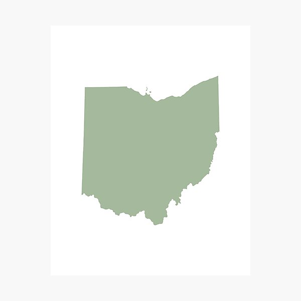 Item preview, Ohio Love in Sage designed and sold by Maren Misner.