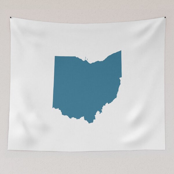 Item preview, Ohio Love in Teal designed and sold by Maren Misner.