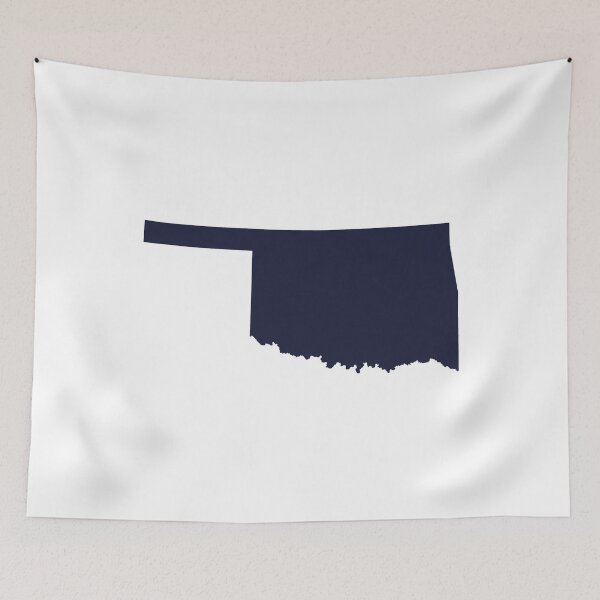 Item preview, Oklahoma Love in Navy designed and sold by Maren Misner.