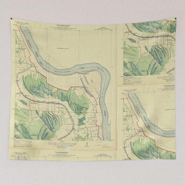 Item preview, USGS TOPO Map Louisiana LA Millikens Bend 333954 1909 31680 designed and sold by WetdryvacRB01.