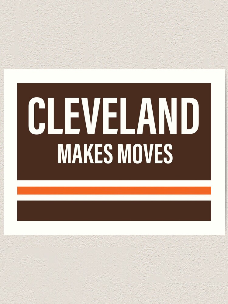 Cleveland Browns Shirt Art Print By Romesy63 Redbubble
