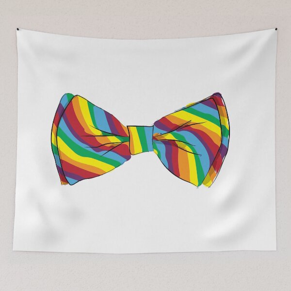 Item preview, Rainbow Bow Tie designed and sold by BunnyMomMtl.