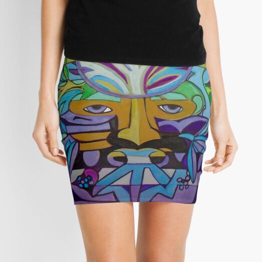 Hexagram 24: Fu (Turning Point) Mini Skirt