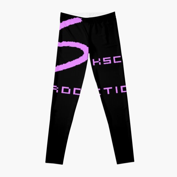 Silkscreen Productions (Pink & Black) Leggings